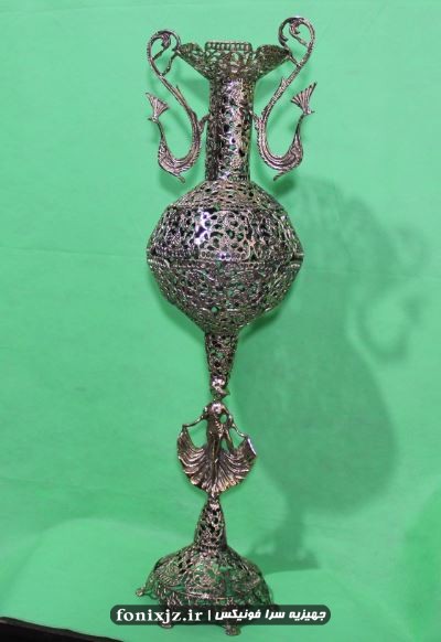 گلدان کنارسالنی برنزی مدل پرنس