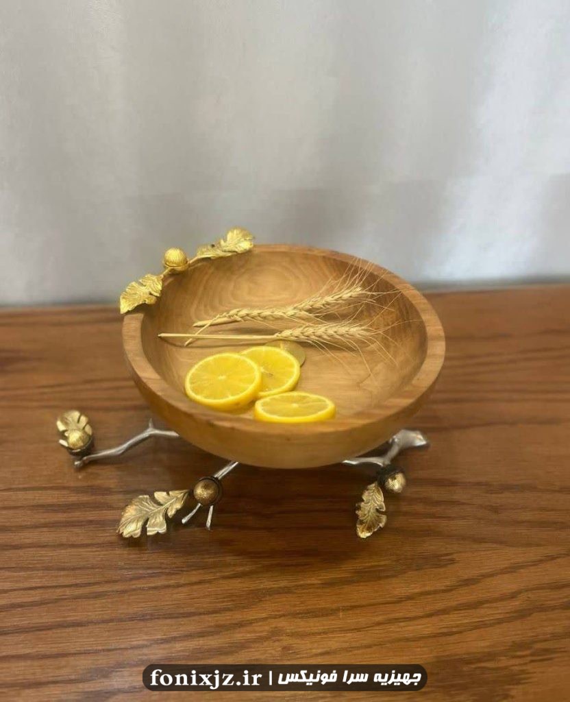 ست پذیرایی چهارتکه ترکیب چوبی و آلومینیومی پایه برگی